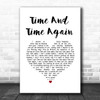 Counting Crows Time And Time Again White Heart Song Lyric Wall Art Print