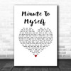 Tori Kelly Minute To Myself White Heart Song Lyric Wall Art Print