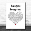Naughty Boy Bungee Jumping White Heart Song Lyric Wall Art Print