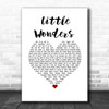 Rob Thomas Little Wonders White Heart Song Lyric Wall Art Print