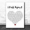 Rory Gallagher I Fall Apart White Heart Song Lyric Wall Art Print