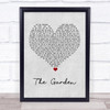 Take That The Garden Grey Heart Song Lyric Music Wall Art Print