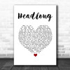 John Smith Headlong White Heart Song Lyric Wall Art Print
