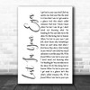Debbie Gibson Lost In Your Eyes White Script Song Lyric Wall Art Print