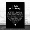 A Flock Of Seagulls I Ran (So Far Away) Black Heart Song Lyric Print