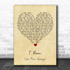 A Flock Of Seagulls I Ran (So Far Away) Vintage Heart Song Lyric Print