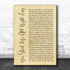 ACDC You Shook Me All Night Long Rustic Script Song Lyric Print