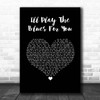 Albert King I'll Play The Blues For You Black Heart Song Lyric Print