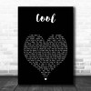 Alesso Cool Black Heart Song Lyric Print
