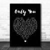 Alistair griffin Only You Black Heart Song Lyric Print