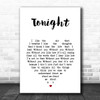 Angel Olsen Tonight White Heart Song Lyric Print