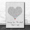 Anita Baker Giving You The Best That I Got Grey Heart Song Lyric Print