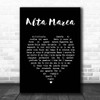 Antonello Venditti Alta Marea Black Heart Song Lyric Print