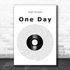 Asaf Avidan One Day Vinyl Record Song Lyric Print