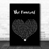 Band Of Horses The Funeral Black Heart Song Lyric Print