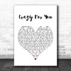 Madonna Crazy For You Heart Song Lyric Music Wall Art Print