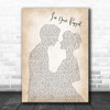 Ben Moore, James I'm Your Puppet Man Lady Bride Groom Wedding Song Lyric Print