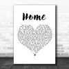 Depeche Mode Home Heart Song Lyric Music Wall Art Print