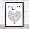 Seal Kiss From A Rose Heart Song Lyric Music Wall Art Print