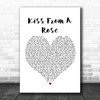 Seal Kiss From A Rose Heart Song Lyric Music Wall Art Print