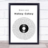 Black Lace Hokey Cokey Vinyl Record Song Lyric Print