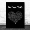 Blondie Picture This Black Heart Song Lyric Print