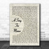 Boyz II Men A Song For Mama Vintage Script Song Lyric Print