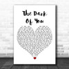 Breaking Benjamin The Dark Of You White Heart Song Lyric Print
