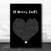 Bring Me The Horizon It Never Ends Black Heart Song Lyric Print