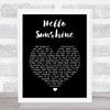 Bruce Springsteen Hello Sunshine Black Heart Song Lyric Print