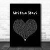 Bruce Springsteen Western Stars Black Heart Song Lyric Print