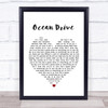 Lighthouse Family Ocean Drive Heart Song Lyric Music Wall Art Print