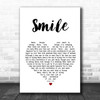 Michael Jackson Smile Heart Song Lyric Music Wall Art Print