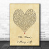 Cam Till There's Nothing Left Vintage Heart Song Lyric Print