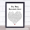 Otis Redding For Your Precious Love Heart Song Lyric Music Wall Art Print