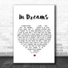 Roy Orbison In Dreams Heart Song Lyric Music Wall Art Print