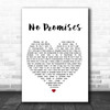 Shawn Mendes No Promises Heart Song Lyric Music Wall Art Print