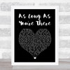 Charice As Long As You're There Black Heart Song Lyric Print