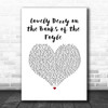 Charlie McGonigle Lovely Derry on the Banks of the Foyle White Heart Song Lyric Print