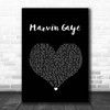 Charlie Puth feat. Meghan Trainor Marvin Gaye Black Heart Song Lyric Print