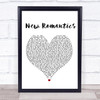 Taylor Swift New Romantics Heart Song Lyric Music Wall Art Print