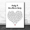 The Beatles Only A Northern Song Heart Song Lyric Music Wall Art Print