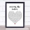 The Courteeners Last Of The Ladies Heart Song Lyric Music Wall Art Print