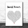 The Courteeners Small Bones Heart Song Lyric Music Wall Art Print