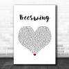 Christy Moore Beeswing White Heart Song Lyric Print