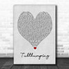 Chumbawamba Tubthumping Grey Heart Song Lyric Print