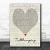 Chumbawamba Tubthumping Script Heart Song Lyric Print