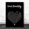 Cliff Richard Constantly Black Heart Song Lyric Print