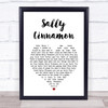 The Stone Roses Sally Cinnamon Heart Song Lyric Music Wall Art Print