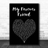 Daniel ODonnell My Forever Friend Black Heart Song Lyric Print